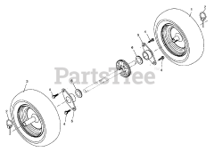 Poulan Pro PR 524E SA - Poulan Pro Snow Thrower (2004) Wheels