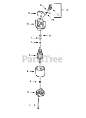 Paramount 1250 - Paramount Edger, Electric BRUSH ASSEMBLY