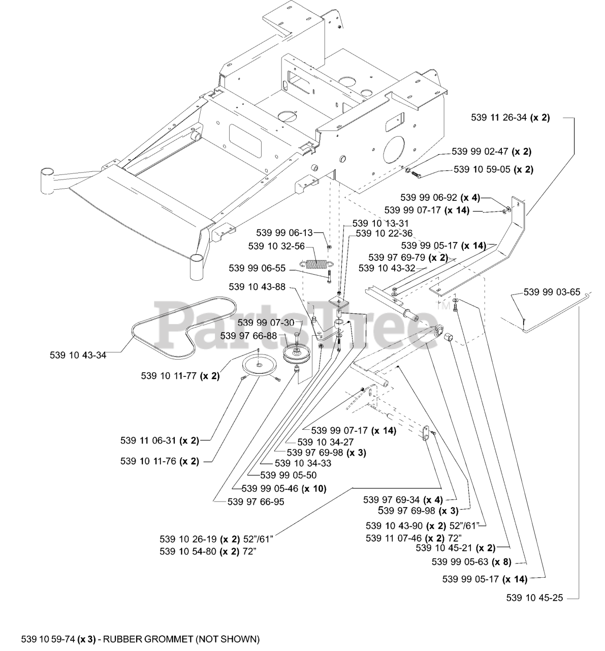 Husqvarna LZ 6127 TKOA (968999271) - Husqvarna 61
