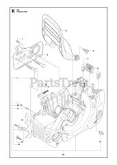 Husqvarna 460 - Husqvarna Chainsaw (2013-01) CRANKCASE