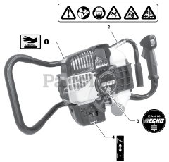 Echo EA-410 - Echo Earth Auger (SN: S05636001001 - S05636999999)