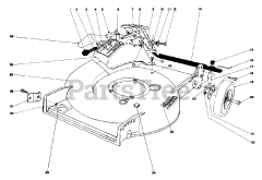 Toro 20610 - Toro Walk-Behind Mower (SN: 001000001 - 001999999) (1981)
