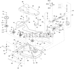 Exmark LZS86TDYM12RW0 - Exmark 144" Lazer Z Diesel Zero-Turn Mower, Yanmar 3TNV86CT (SN: 413950474 - 416150474) (Rev C) (2023)