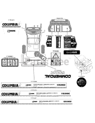Columbia 11530 GC (31AH9575897) - Columbia 30" Snow Thrower (2009)