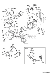Subaru Robin EX270DS5013 (EX27) - Subaru Robin Engine 300 Intake &amp; Exhaust