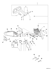 Echo QV-670 - Echo QuikVent Chainsaw (SN: 04001001 - 04999999)