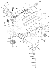 Gravely 887003 - Gravely 60" Deck for Center Mount 4-Wheel Tractor (SN: 000768 - 009999)