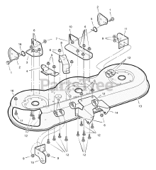 Murray 46107x92A - Murray 46" Garden Tractor (2000) Mower Housing