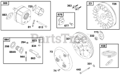 Briggs & Stratton 32K437-0112-01 - Briggs & Stratton Horizontal Engine