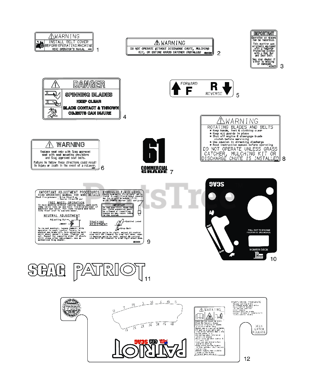 Scag SPZ52-22FX - Scag Patriot 52