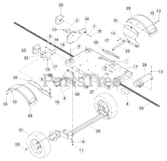 Bear Cat CH 45390 - Bear Cat 4.5" Chipper, 390cc (SN: A03570 - A09560) Base - CH45390 (NON-CE COMPLIANT)