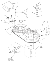 Craftsman 107.277680 (2690514) - Craftsman ZTS7500 Series 42" Zero-Turn Mower, 19hp Briggs & Stratton (2005)