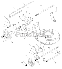 Ariens 911508 (LM 21 SC) - Ariens 21" Self-Propelled Walk-Behind Mower, 6.5hp Briggs & Stratton (SN: 000101 & Above)