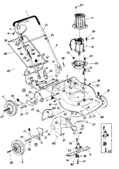 MTD 0252A (811-4449) - MTD Walk-Behind Mower, Electric (1989) (J.C. Penney)