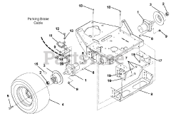 Gravely 990025 (PM 3084) - Gravely Pro-Master Zero-Turn Mower (SN: 000101 & Above)