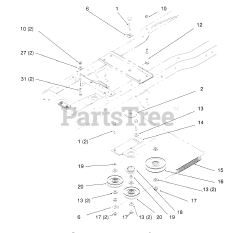 Toro 72062 (264-6) - Toro Yard Tractor (SN: 059000001 - 059000227) (1995) Hydro Drive Components