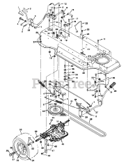 Murray 40717A - Murray 40" Lawn Tractor (1997) Motion Drive