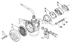 Echo SRM-202 FA - Echo String Trimmer Intake, Exhaust, Air Cleaner