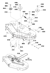 Simplicity 2691321-01 - Simplicity Courier 48" Zero-Turn Mower, 23hp Briggs & Stratton 48" Mower Deck - Clutch &amp; Support Group