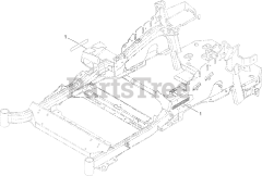 Exmark LZS749AKC724A1 - Exmark 72" Lazer Z S-Series Zero-Turn Mower, Kohler ECV749 (SN: 408644346 - 411294211) (Rev A) (2021) S-Series Decal