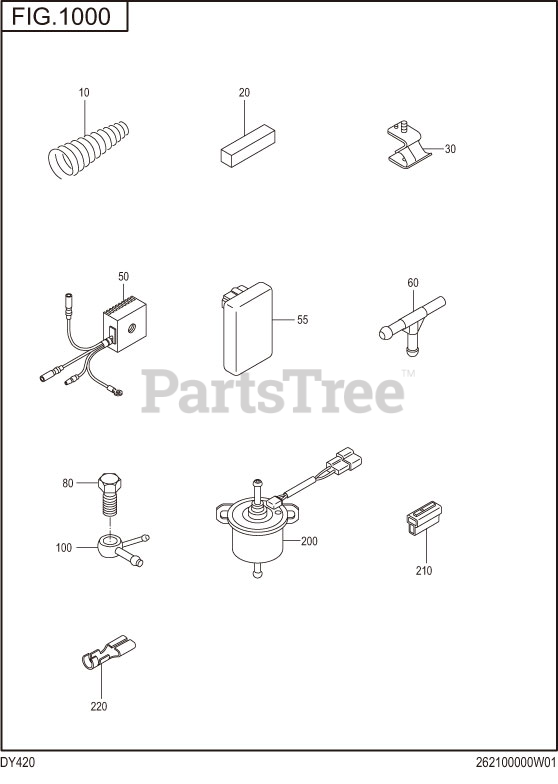 Subaru Robin DY420DS1020 DY42