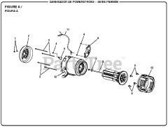 PowerStroke PS 5000 B - PowerStroke 5000 Watt Generator Figure A