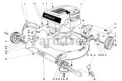 Toro 16073 - Toro Whirlwind Walk-Behind Mower (SN: 004000001 - 004999999) (1974)