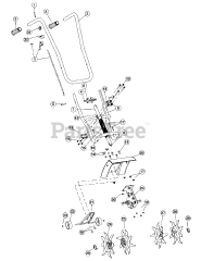 Craftsman 316.292621 (21DS122R799) - Craftsman Tiller (2007) (Sears)