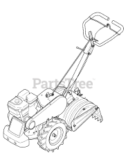 Craftsman 247.29933 (21AB454E299) - Craftsman Tiller (2012) (Sears)