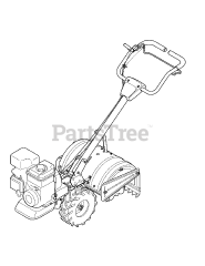 Craftsman 247.29931 (21AA404D299) - Craftsman Tiller (2012) (Sears)