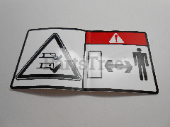 RedMax 539105746 Severing Warning Decal