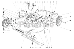 Toro 17002 - Toro Walk-Behind Mower, Electric (SN: 005000446 - 005999999) (1975)