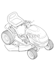 Columbia V 606 G (13AV606G597) - Columbia 42" Lawn Tractor (2008)