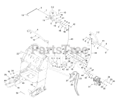 Exmark VTS651KA484 - Exmark 48" Vantage S-Series Stand-On Mower, Kawasaki FX651V (SN: 313000000 - 313999999) (2013) Control Assembly