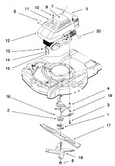 Lawn-Boy 10305 - Lawn-Boy Silver Series Walk-Behind Mower (SN: 006900001 - 006999999) (1996) ENGINE ASSEMBLY