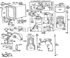 Briggs & Stratton 251417-0137-XX - Briggs & Stratton Horizontal Engine