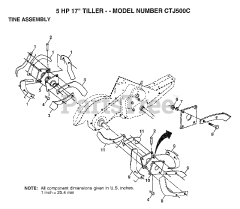 Electrolux/AYP CTJ 500 C - Electrolux/AYP Tiller