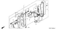 Honda GX360 K1 DD/A (GA01) - Honda Engine, Made in Japan (SN: GA01-1400001 - GA01-9999999) CONTROL BOX (10A)