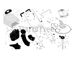 Husqvarna R 152 (961410064-06) - Husqvarna Walk-Behind Mower (2010-02) FRAME