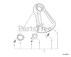 Echo SRM-210 - Echo String Trimmer (SN: 07001001 - 07999999) Debris Shield - Plastic