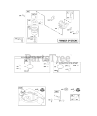 Briggs & Stratton 12U802-1733-E1 - Briggs & Stratton Vertical Engine Carburetor, Fuel Tank