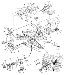 MTD 19930-8 - MTD 40" Snow Thrower Attachment (1988)