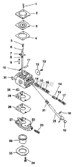 Echo GT-2000 - Echo String Trimmer (Original Version) Carburetor  S/N: 151955_Up