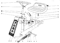 Toro 56010 - Toro 25" Sportlawn Rear-Engine Riding Mower (SN: 002000001 - 002999999) (1972)