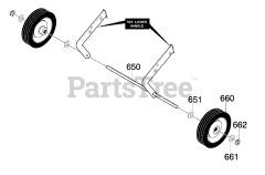 Murray 620301x54C - Murray 20" Snow Thrower (2001) Wheels