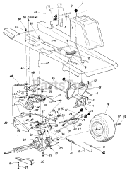 Lawnflite 135-501-049 - Lawnflite Lawn Tractor (1985) (Gibson Co-Operatives) Parts04