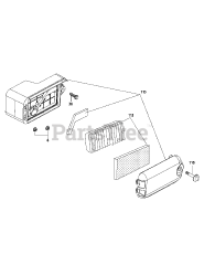 MTD 11A-B2J1704 - MTD Gold Walk-Behind Mower (2012) 5P70MU Air Cleaner