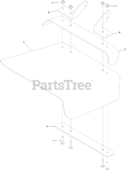 Toro 74925 TE (6000) - Toro 152cm Z Master Zero-Turn Mower, Side-Discharge Deck (SN: 404320000 - 999999999) Rubber Deflector Assembly No. 108-2792