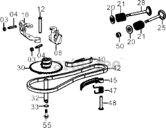 Subaru Robin EA175V50060 (EA175V) - Subaru Robin Engine 300 Intake &amp; Exhaust