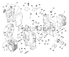 Kohler M18-24558 - Kohler Magnum Engine, Made for Aetco, 18hp, 13.4kW Crankcase (TP-2233-C) Rev 10/27/2006